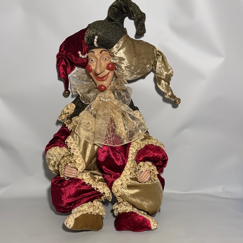 Mark Roberts Royal Court of Marvello 30" Jester Doll VTG